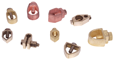 Brass Earth Rod Clamps